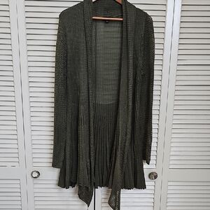 TORRID Mix Stitch Fit and Flare Cardigan Size 1